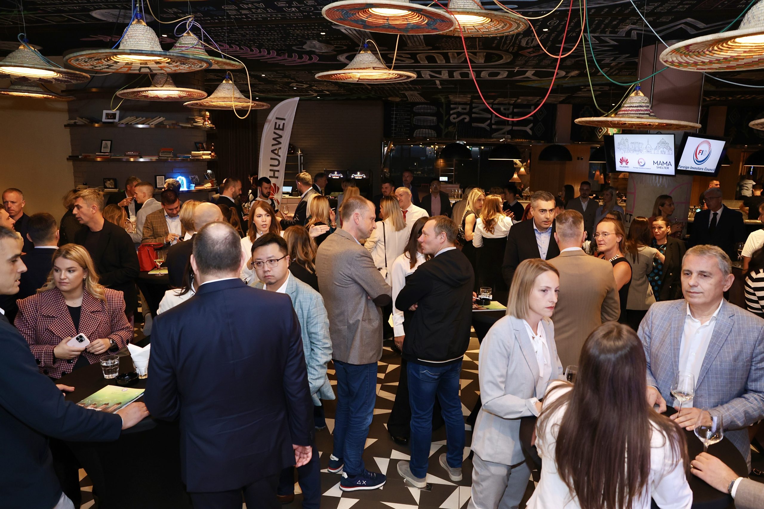 Business Meets Inspiration: An Unforgettable FIC Serbia Networking Cocktail in partnership with Huawei and Mama Shelter Belgrade